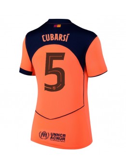 Barcelona Pau Cubarsi #5 Ausweichtrikot für Frauen 2025-26 Kurzarm